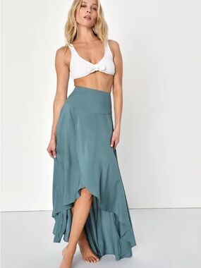 O’Neil High-Waist Jade Ruffled Maxi Skirt